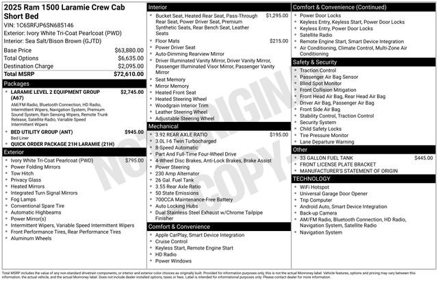 Used 2025 RAM 1500 Laramie image 37