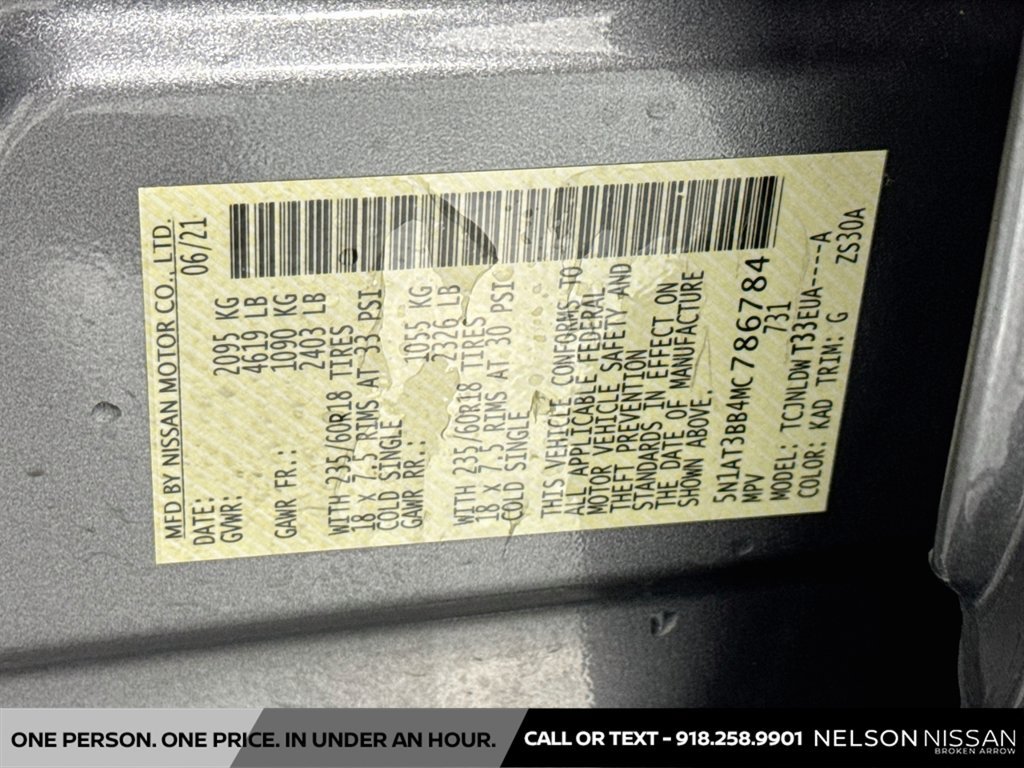 Certified 2021 Nissan Rogue SV AWD/4WD image 29