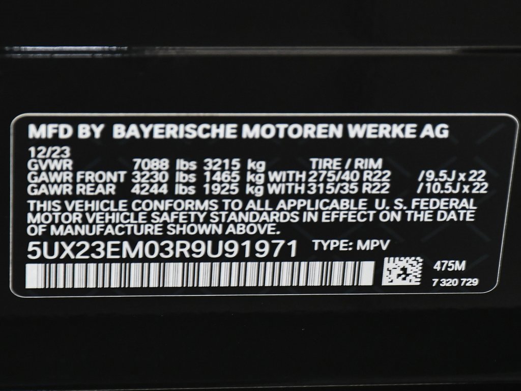 Used 2024 BMW X7 xDrive40i w/ Executive Package image 22