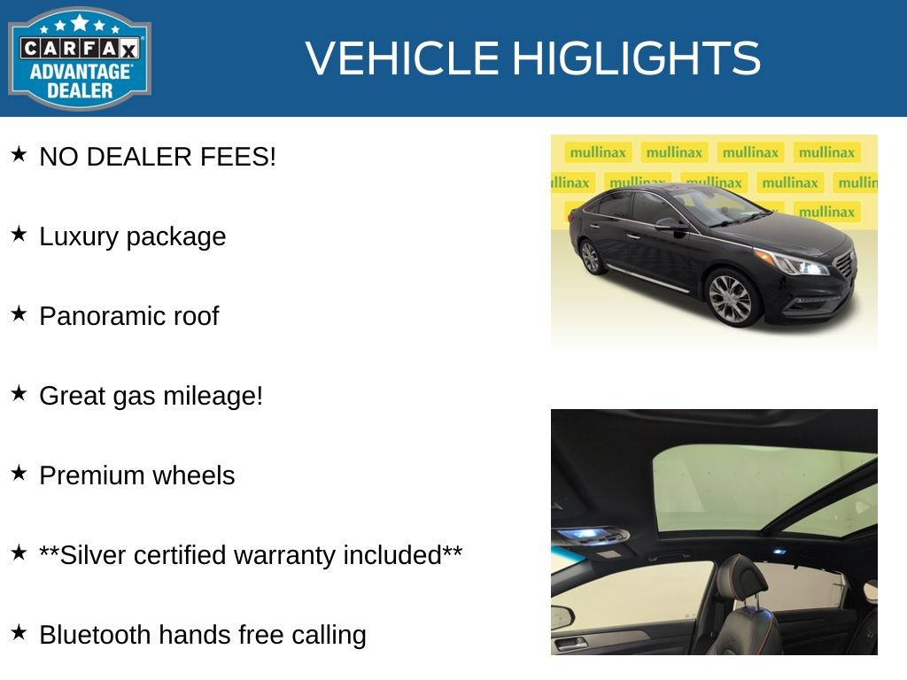 Used 2015 Hyundai Sonata Limited 2.0T FWD image 11