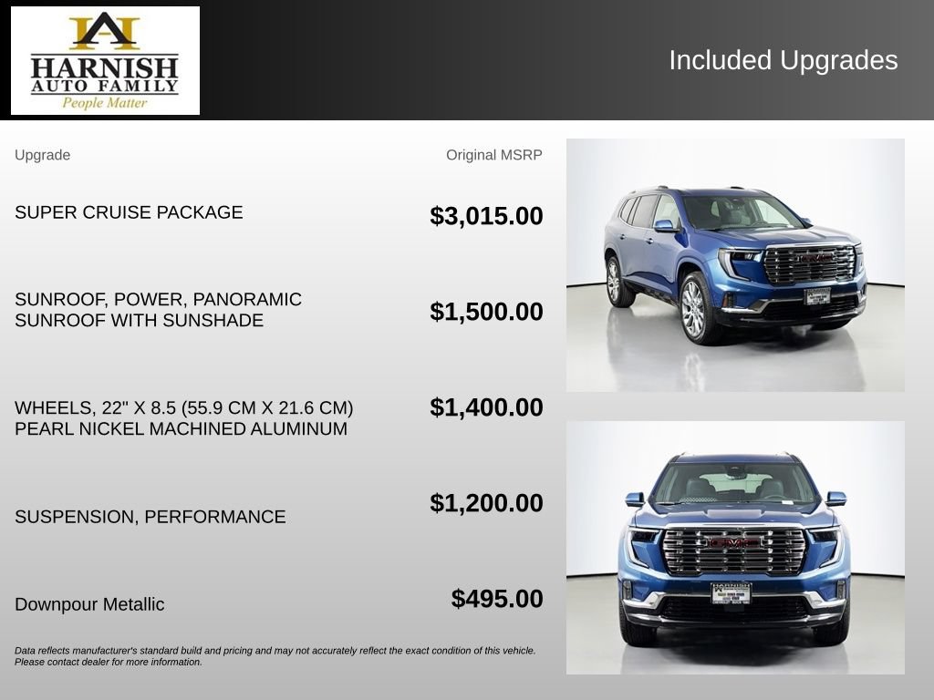 Used 2026 GMC Acadia Denali w/ Super Cruise Package AWD/4WD image 4