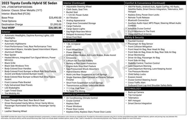 Used 2023 Toyota Corolla SE image 4