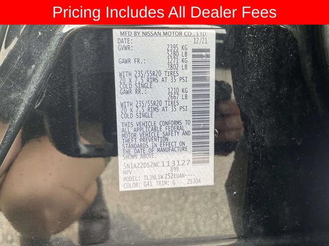 Used 2022 Nissan Murano Platinum w/ Cargo Package AWD/4WD image 36