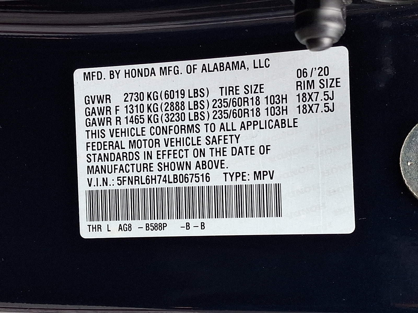 Used 2020 Honda Odyssey EX-L image 29