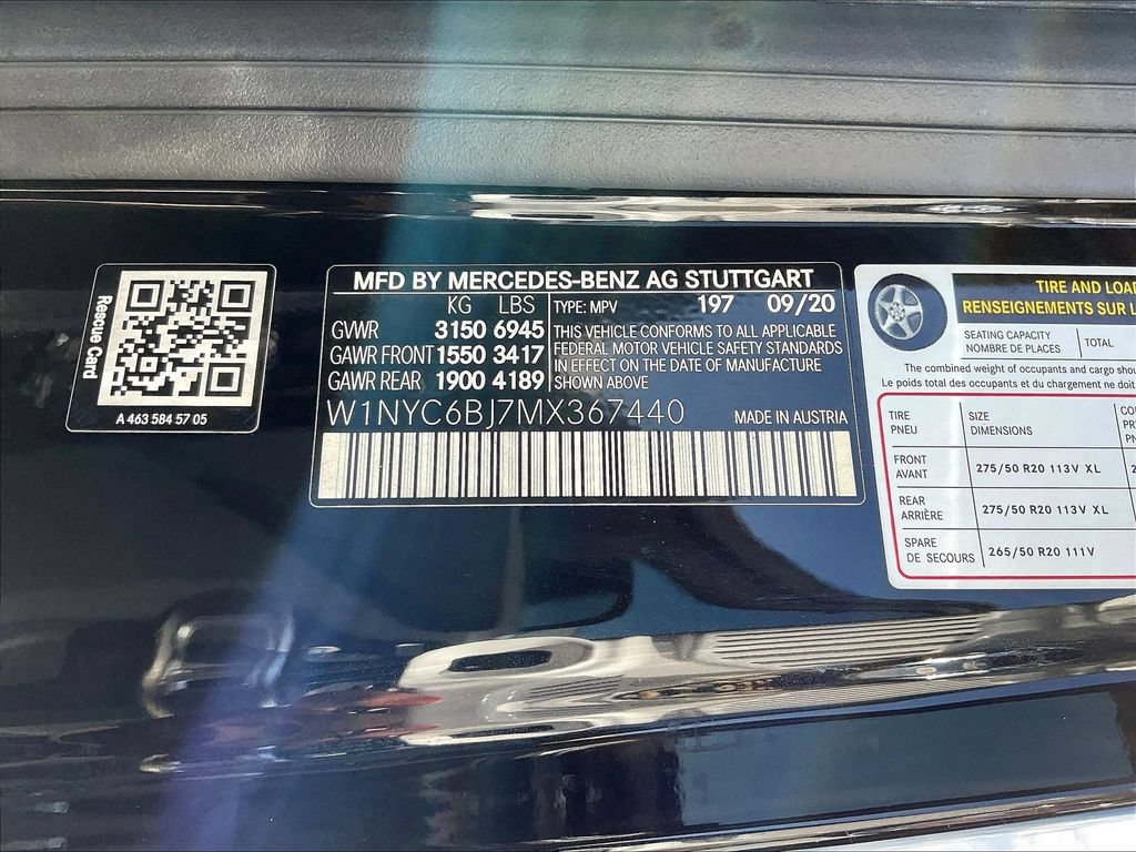 Used 2021 Mercedes-Benz G 550 w/ Exclusive Interior Package image 19