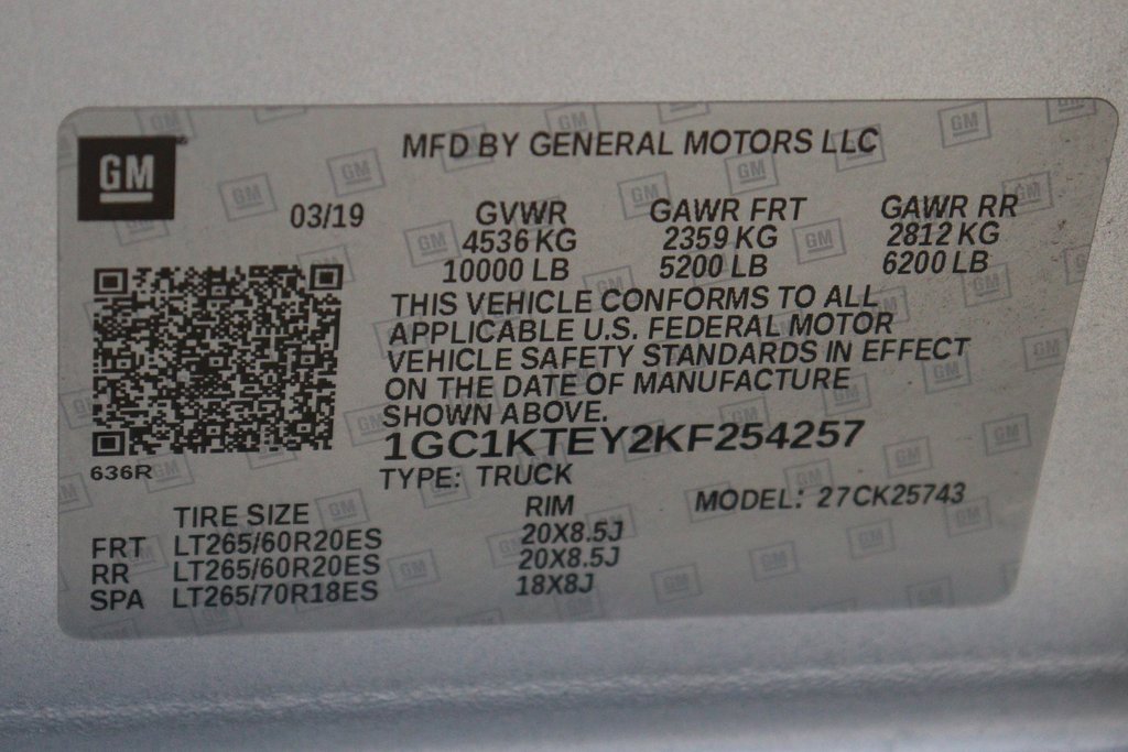 Used 2019 Chevrolet Silverado 2500 LTZ w/ Duramax Plus Package image 55