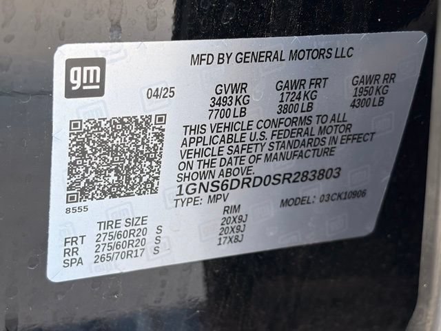 Used 2025 Chevrolet Suburban Z71 AWD/4WD image 21