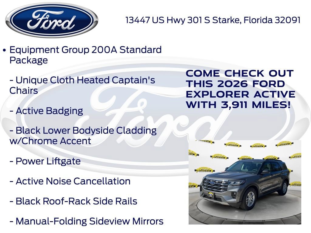 New 2026 Ford Explorer Active w/ Active Comfort Package image 15