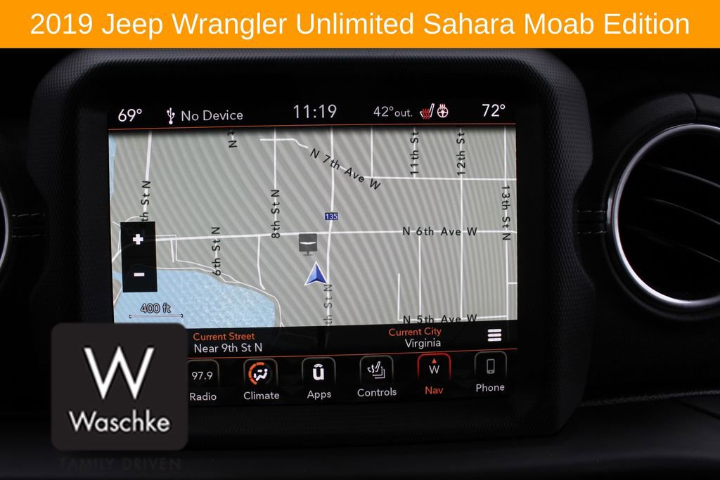 Used 2019 Jeep Wrangler Unlimited Sahara w/ Quick Order Package 24M Moab image 50