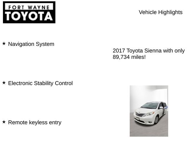 Used 2017 Toyota Sienna XLE Premium FWD image 7