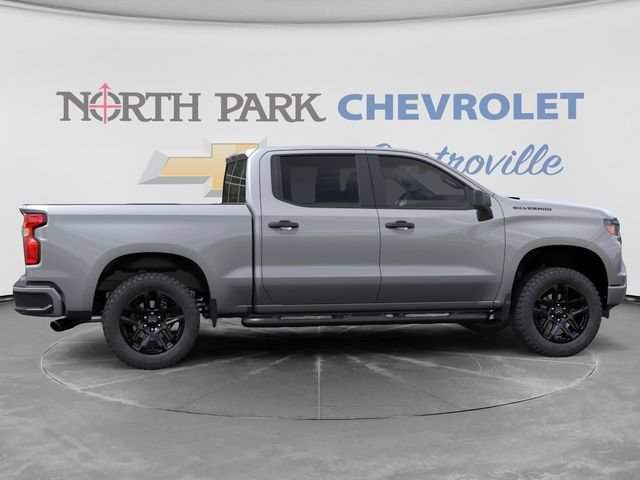 New 2026 Chevrolet Silverado 1500 Custom w/ Turbomax Blackout Package RWD image 5