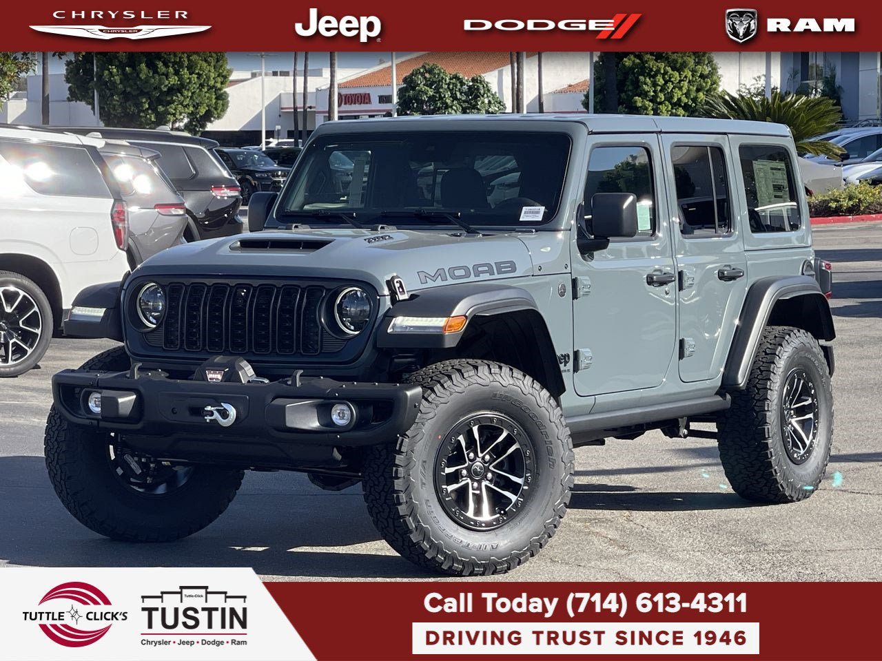New 2026 Jeep Wrangler Unlimited Rubicon 392 w/ Quick Order Package 27X Moab