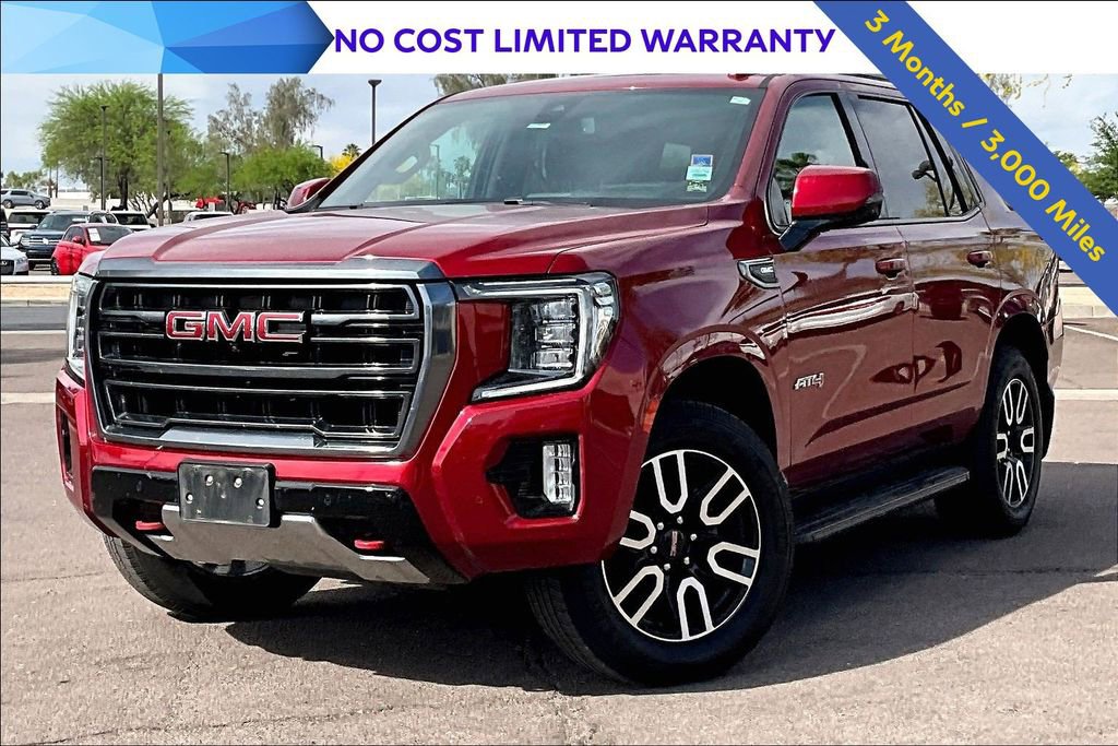 Used 2021 GMC Yukon AT4 w/ Rear Media and Nav Package