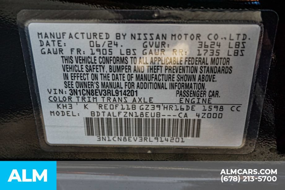 Used 2024 Nissan Versa SV FWD image 54