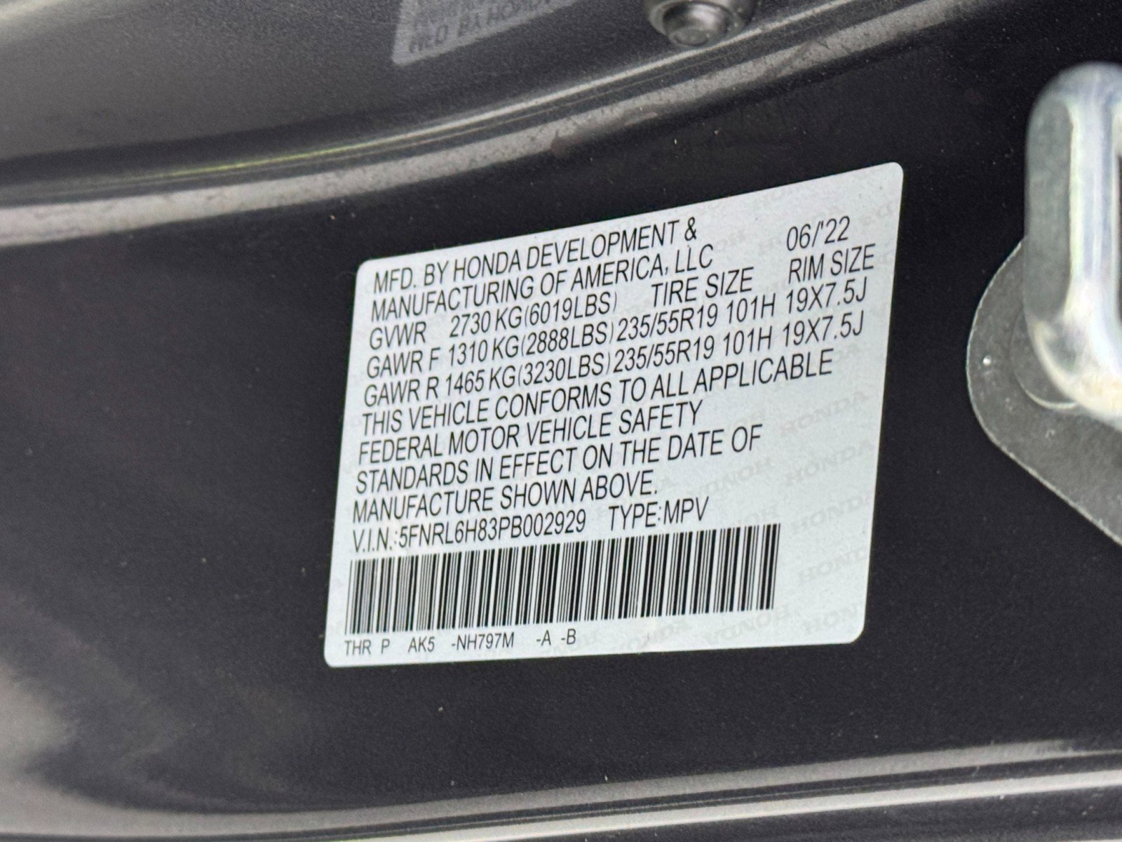 Used 2023 Honda Odyssey Touring image 45