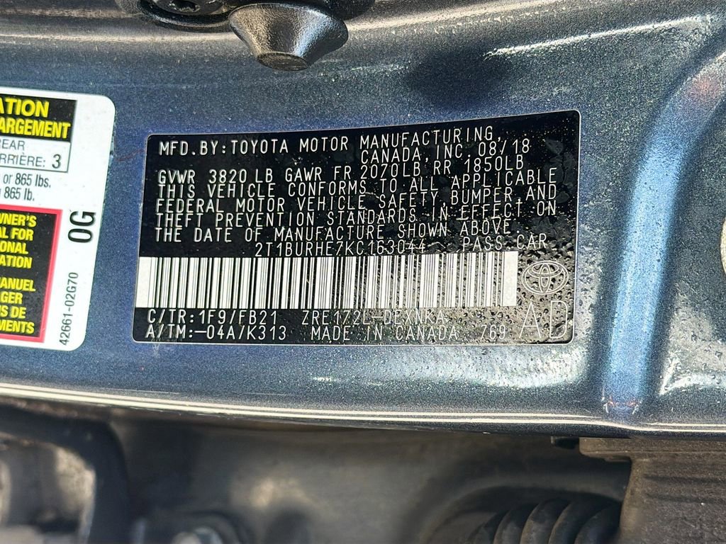Used 2019 Toyota Corolla LE FWD image 39