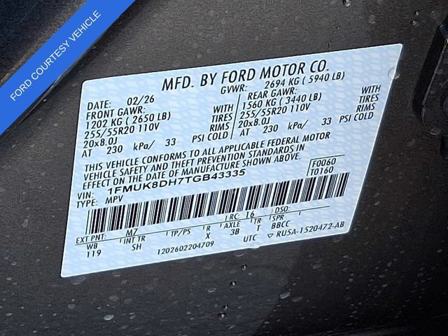 Used 2026 Ford Explorer Active w/ Active Comfort Package AWD/4WD image 14