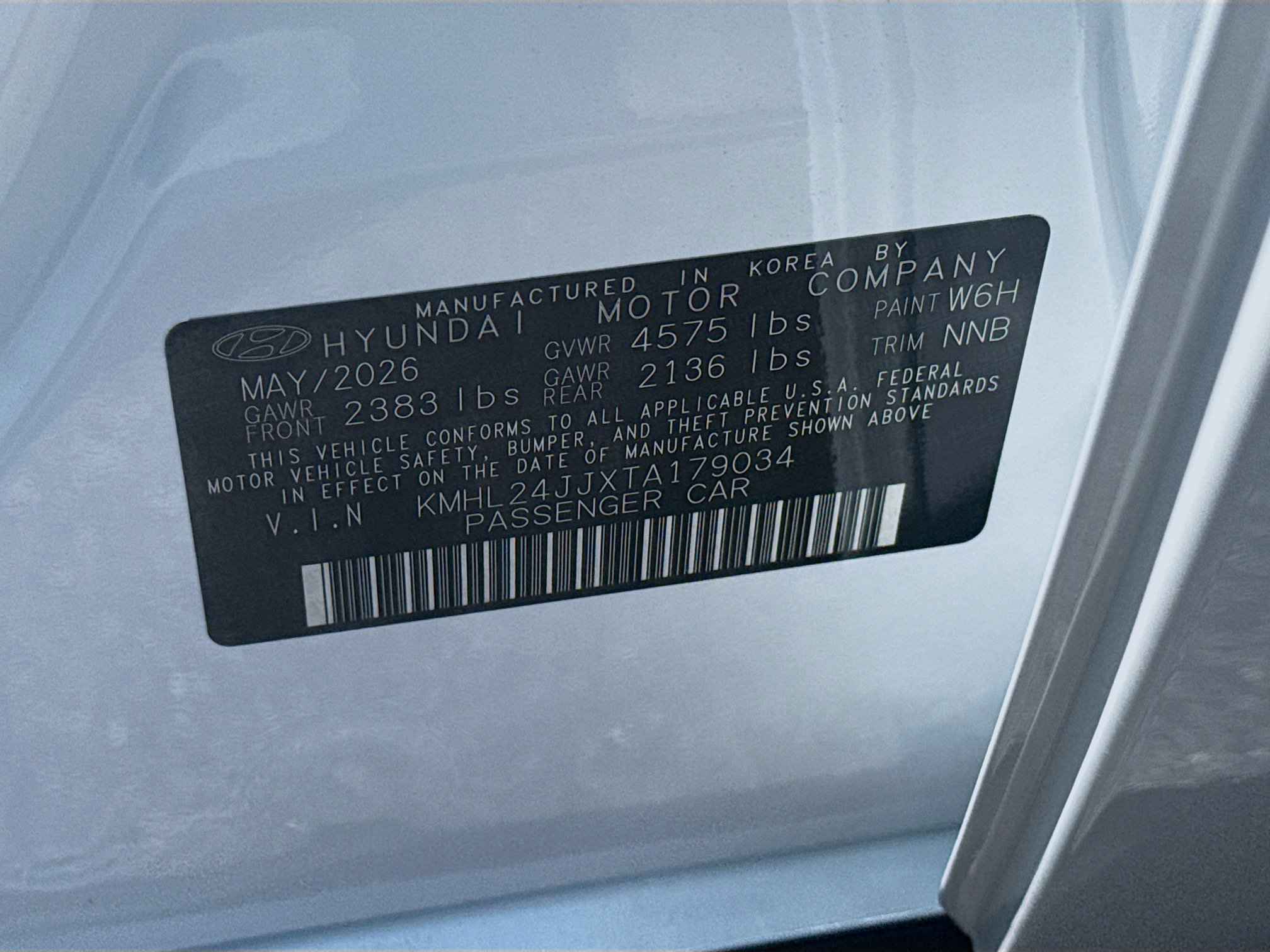 New 2026 Hyundai Sonata Blue FWD image 25