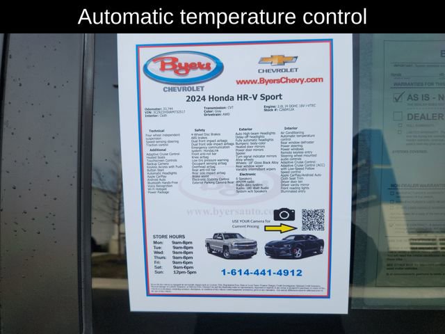 Used 2024 Honda HR-V Sport image 11