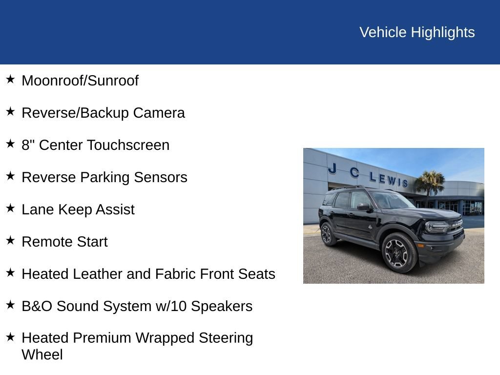 Certified 2024 Ford Bronco Sport Outer Banks w/ Tech Package AWD/4WD image 30