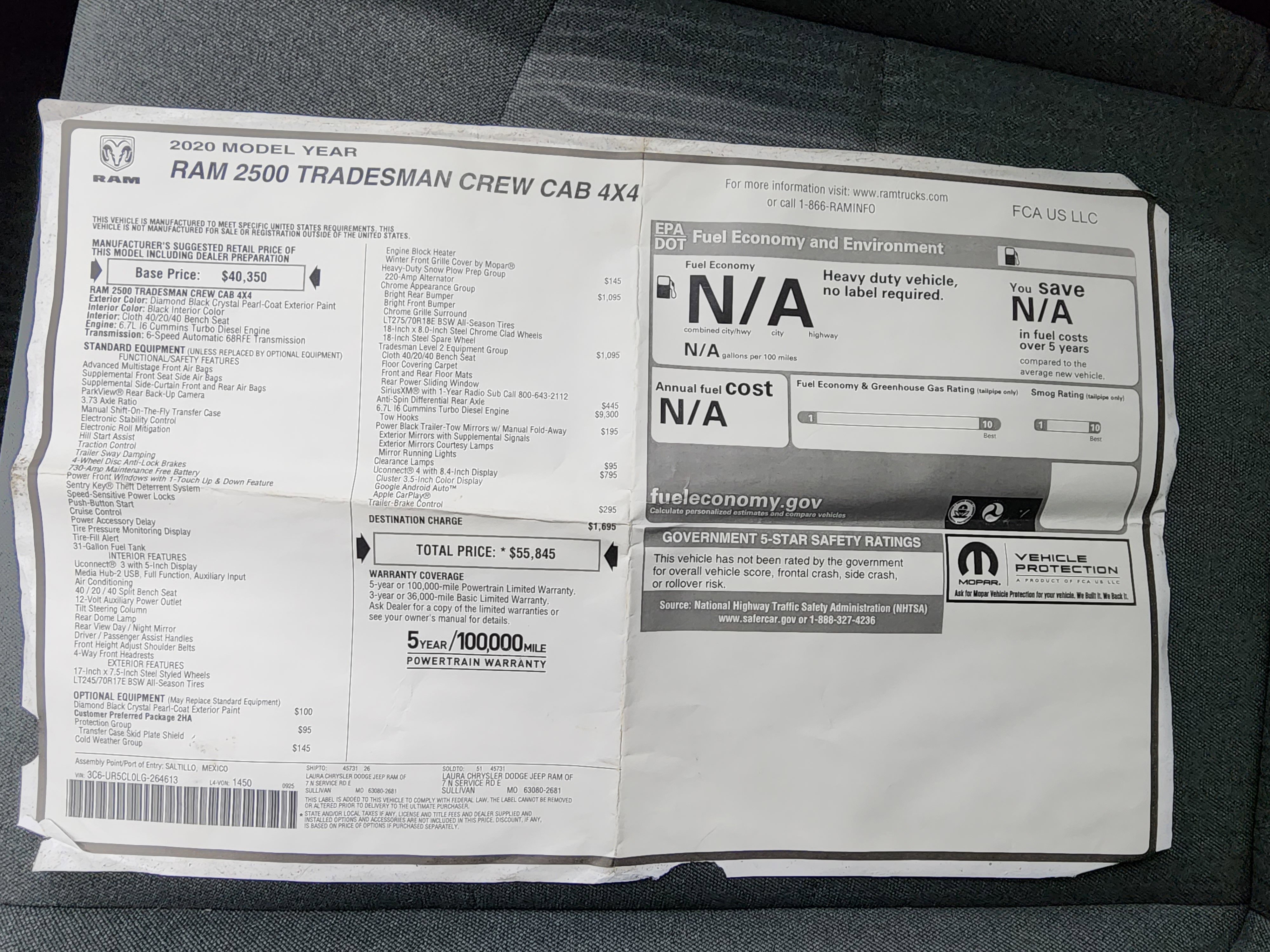 Used 2020 RAM 2500 Tradesman image 42