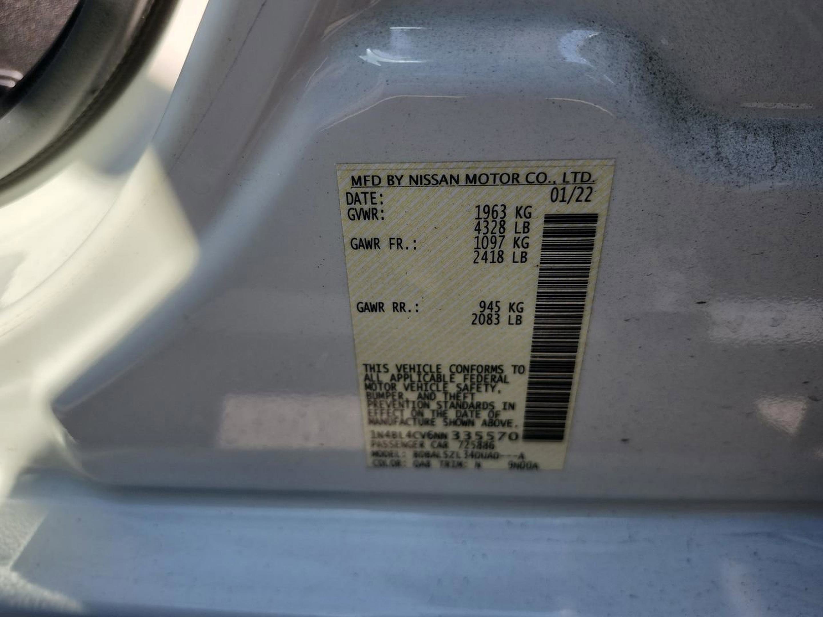 Used 2022 Nissan Altima 2.5 SR w/ Midnight Edition Package image 24