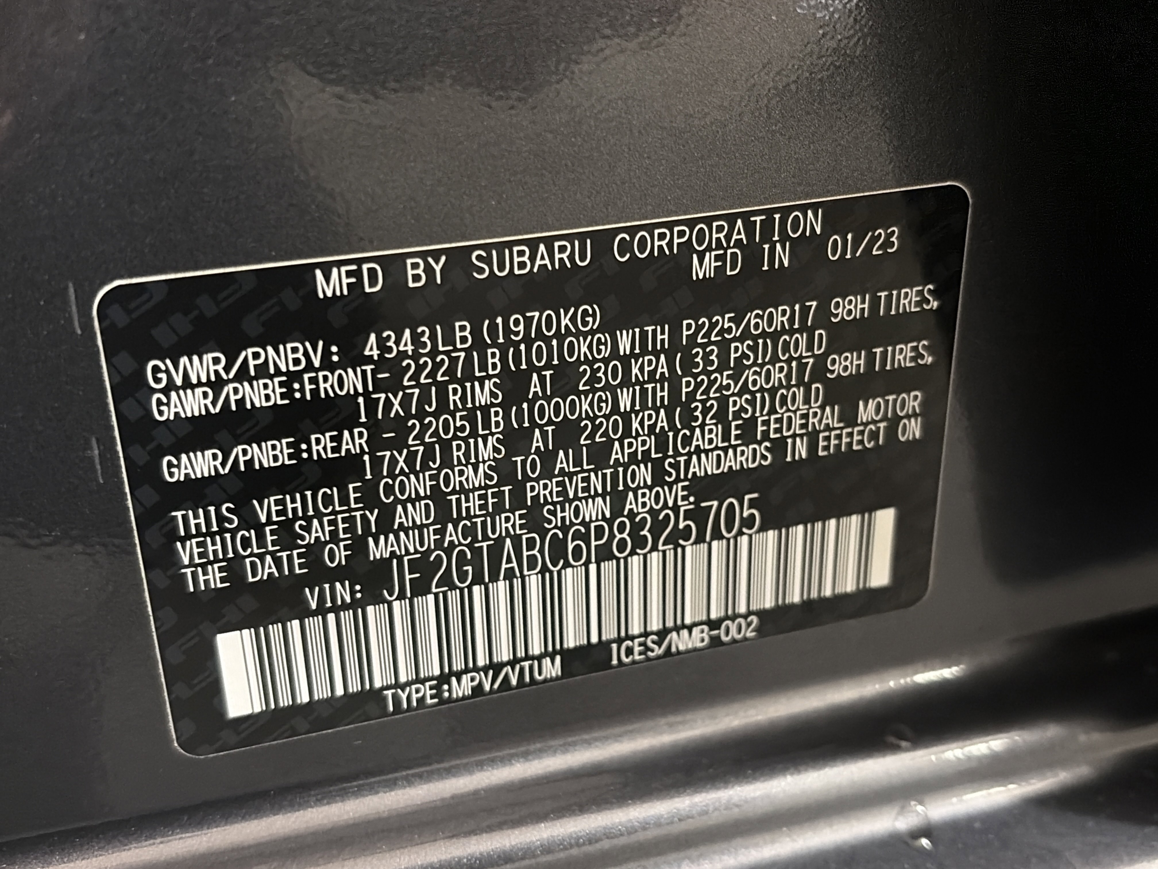 Certified 2023 Subaru Crosstrek 2.0i image 32