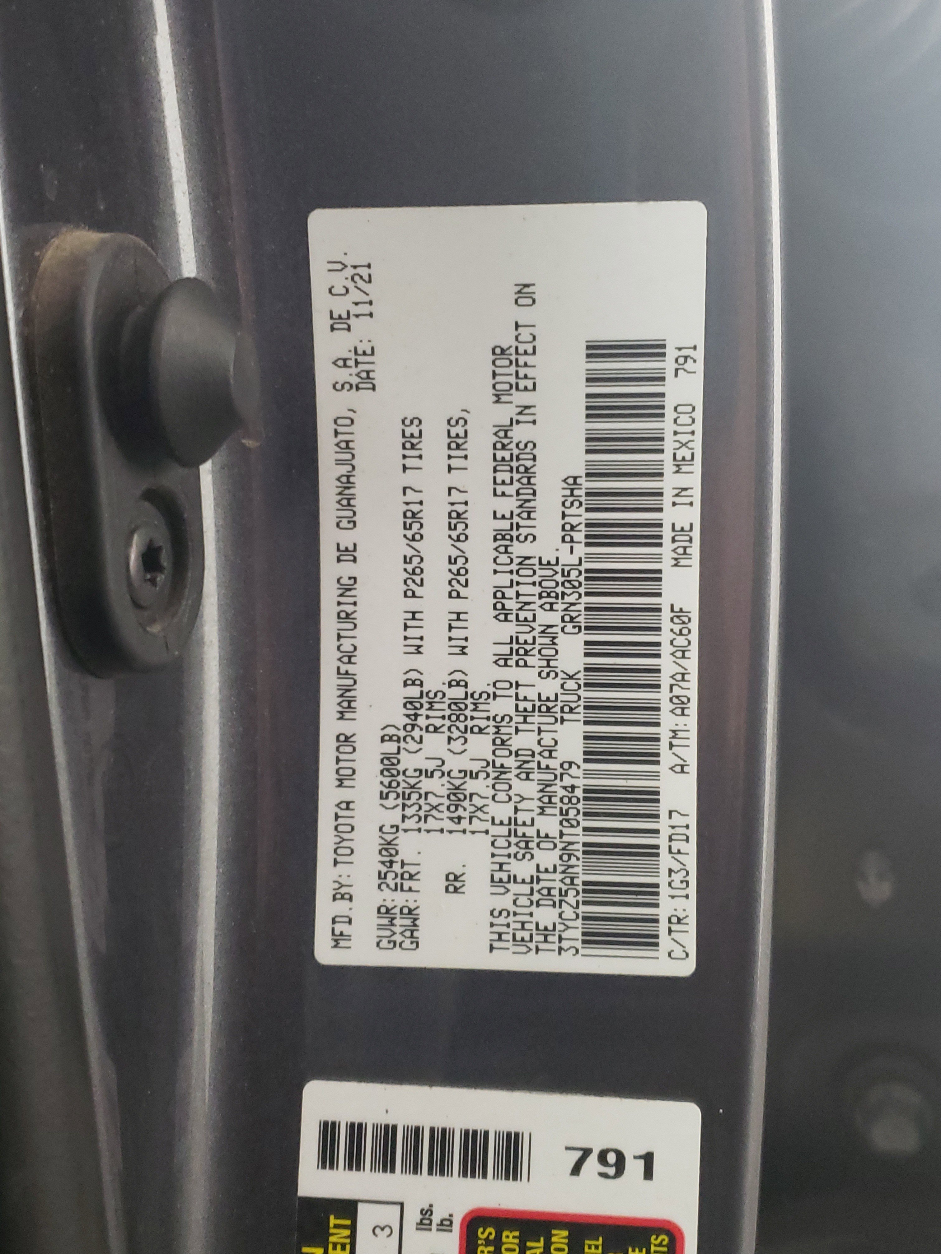 Used 2022 Toyota Tacoma 4x4 Double Cab image 30