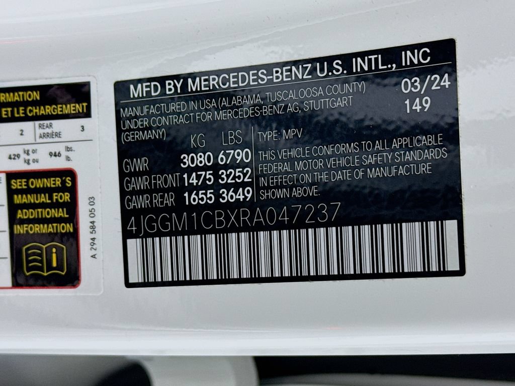 Used 2024 Mercedes-Benz EQE 350+ 4MATIC SUV image 25