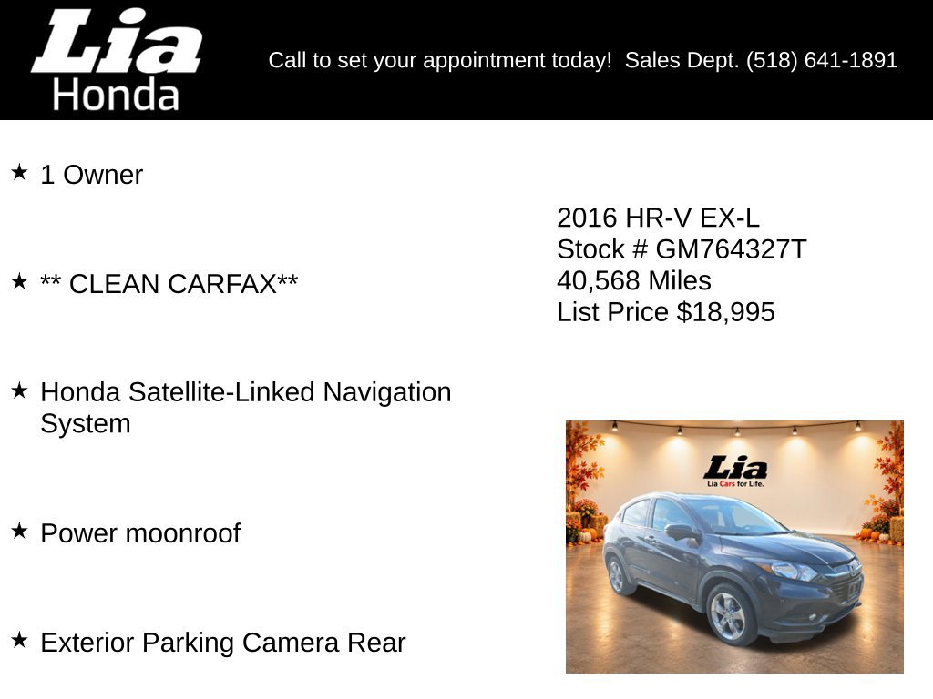Used 2016 Honda HR-V EX-L image 6