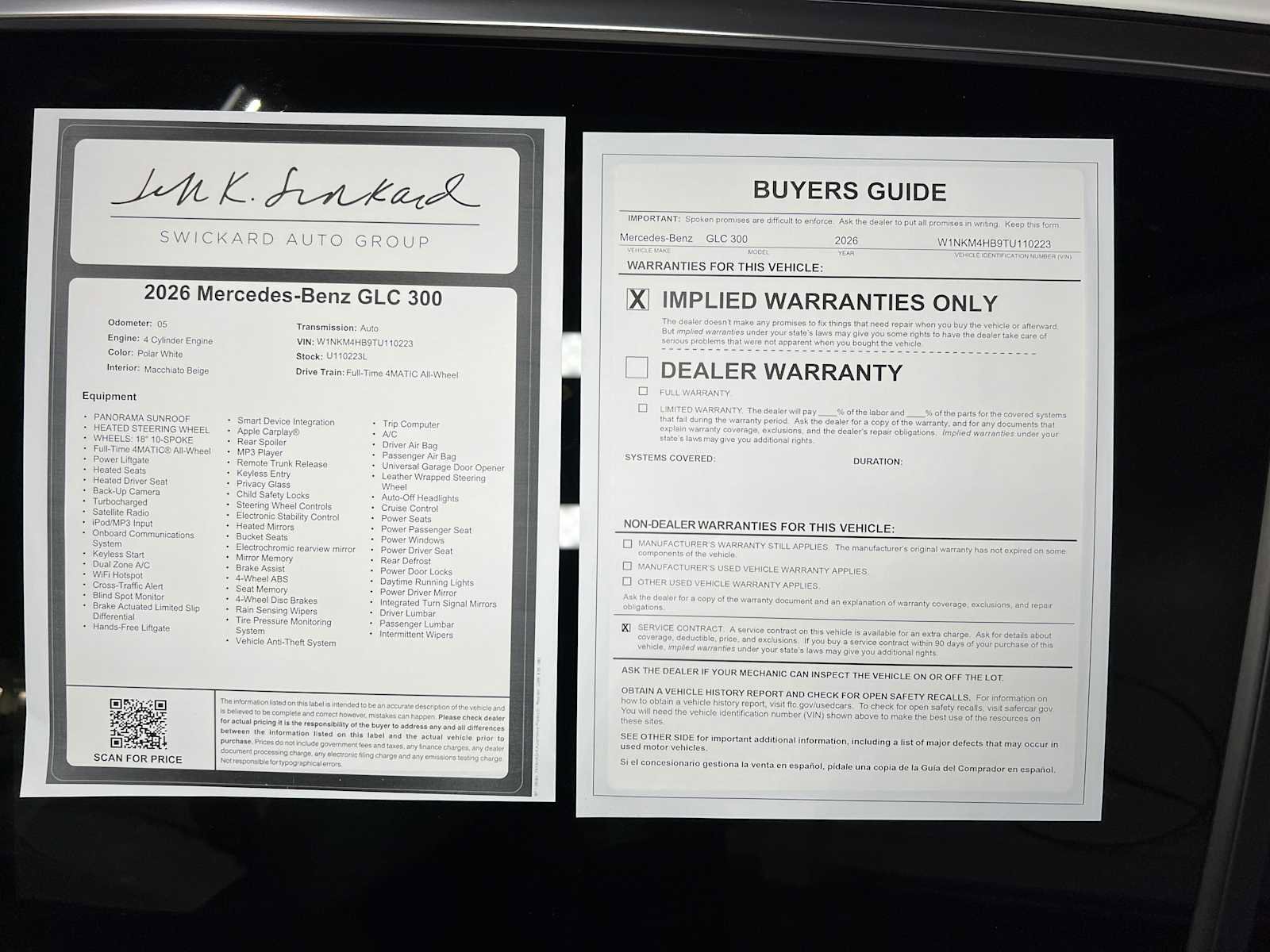 Certified 2026 Mercedes-Benz GLC 300 4MATIC image 44