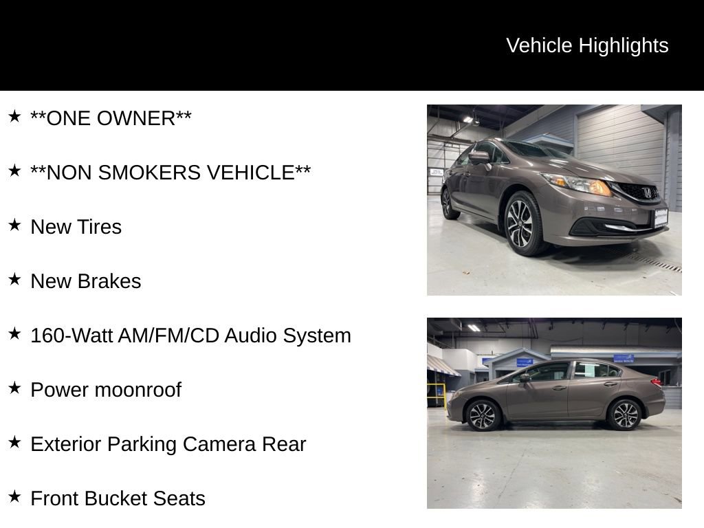 Used 2014 Honda Civic EX image 2
