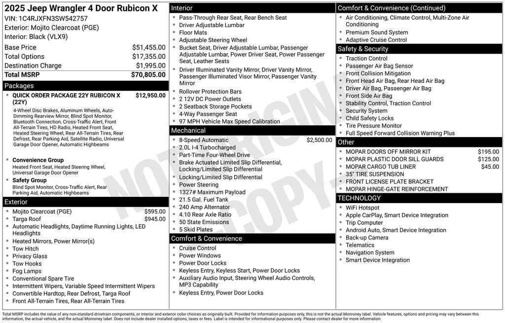 Used 2025 Jeep Wrangler Unlimited Rubicon image 36