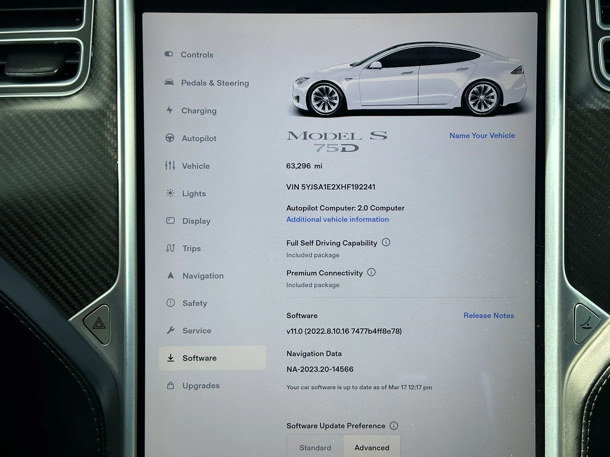 Used 2017 Tesla Model S 75D AWD/4WD image 40