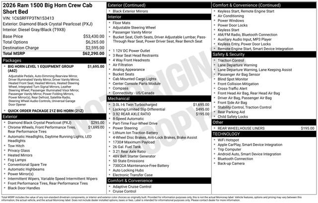 New 2026 RAM 1500 Big Horn image 26