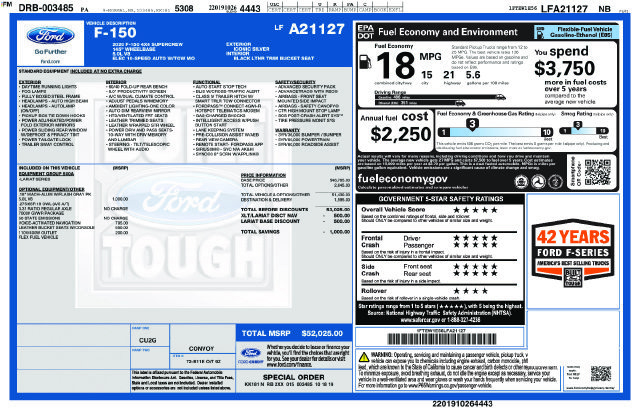 Used 2020 Ford F150 Lariat AWD/4WD image 50