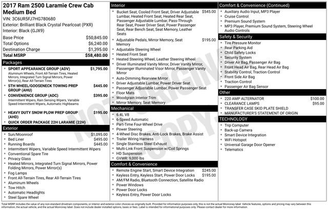 Used 2017 RAM 2500 Laramie w/ Sport Appearance Group image 6
