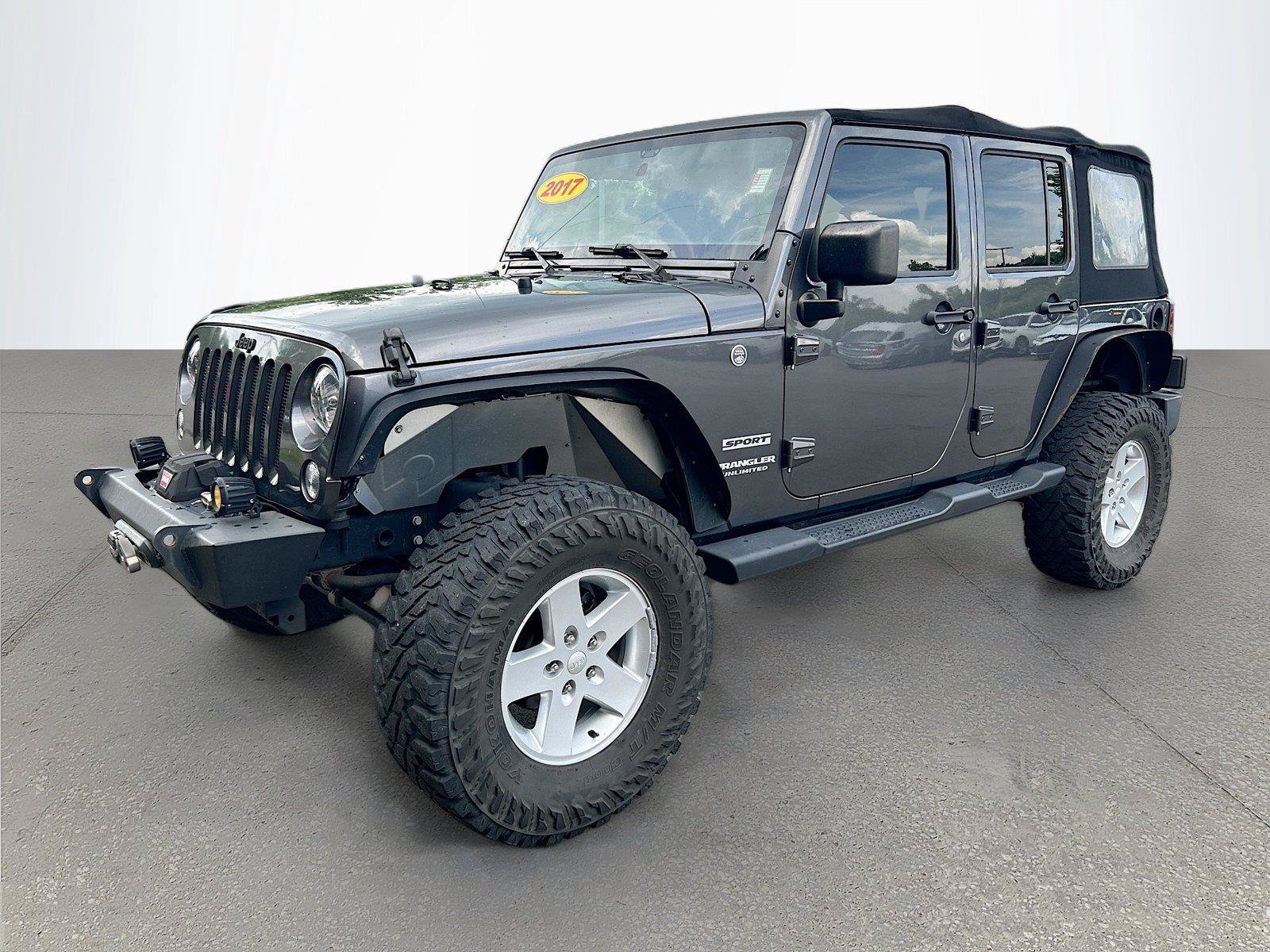 Used 2017 Jeep Wrangler Unlimited Sport w/ Quick Order Package 24S AWD/4WD image 8