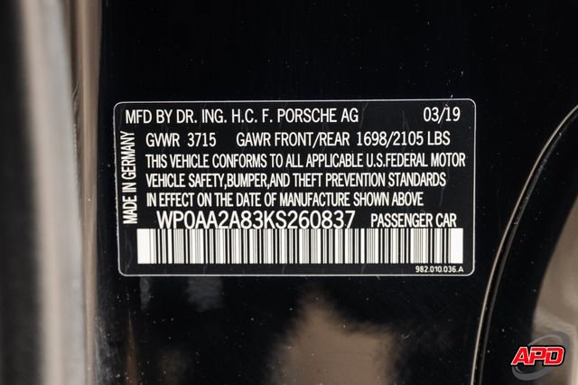 Used 2019 Porsche 718 Cayman RWD image 65