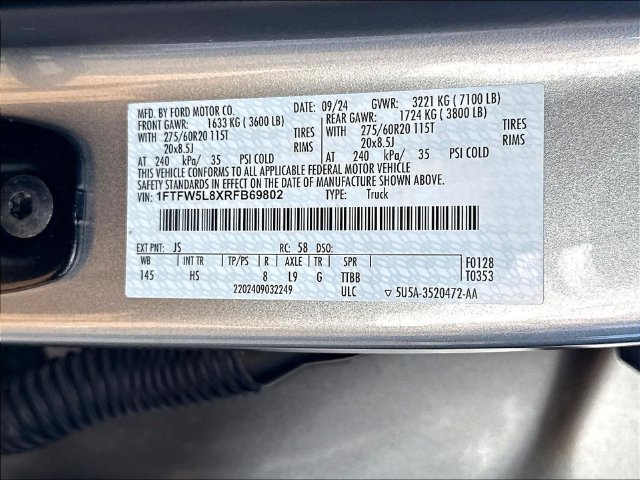 Used 2024 Ford F150 Lariat w/ Equipment Group 502A High AWD/4WD image 24