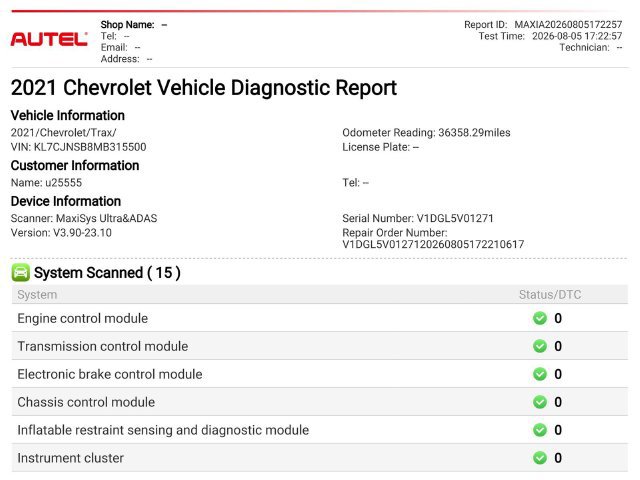 Used 2021 Chevrolet Trax LS w/ Tint and Cruise Package AWD/4WD image 3