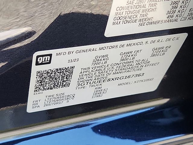 Used 2024 GMC Sierra 1500 AT4 w/ Technology Package AWD/4WD image 28