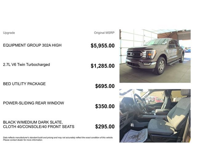 Used 2022 Ford F150 XLT w/ Equipment Group 302A High image 3