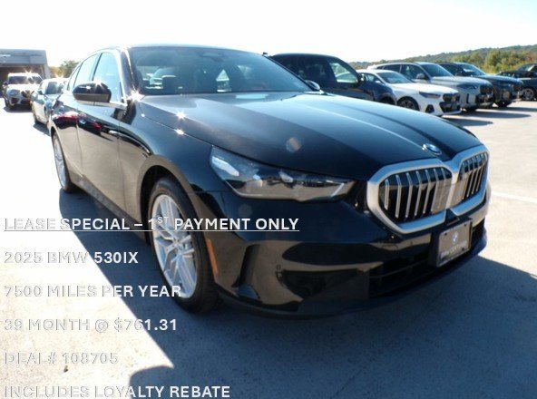 Certified 2025 BMW 530i xDrive w/ Premium Package