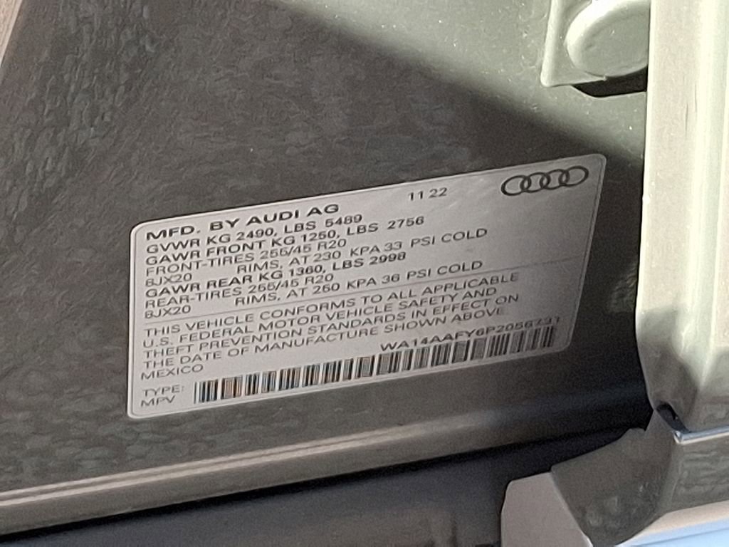 Certified 2023 Audi Q5 2.0T Premium w/ Convenience Package AWD/4WD image 28