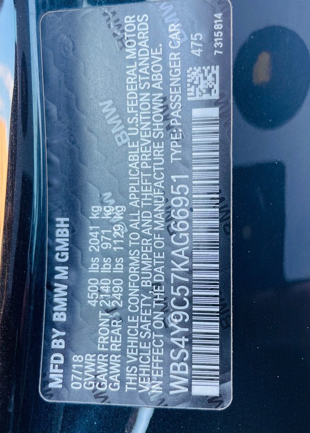 Used 2019 BMW M4 Coupe w/ Competition Package RWD image 48
