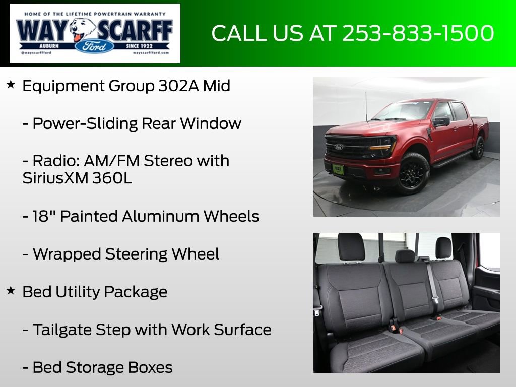 New 2026 Ford F150 XLT w/ Equipment Group 302A MID image 24