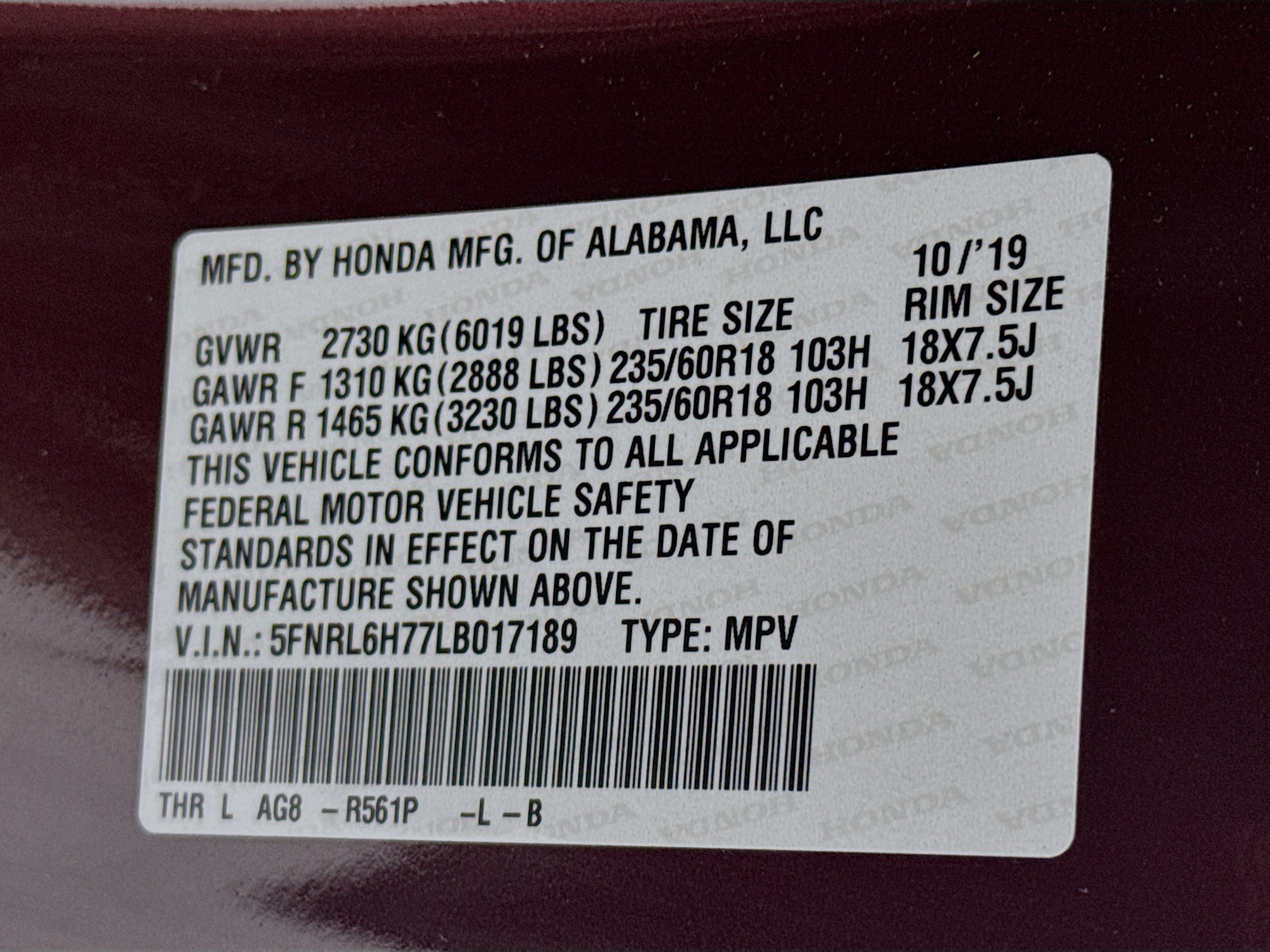 Used 2020 Honda Odyssey EX-L image 33