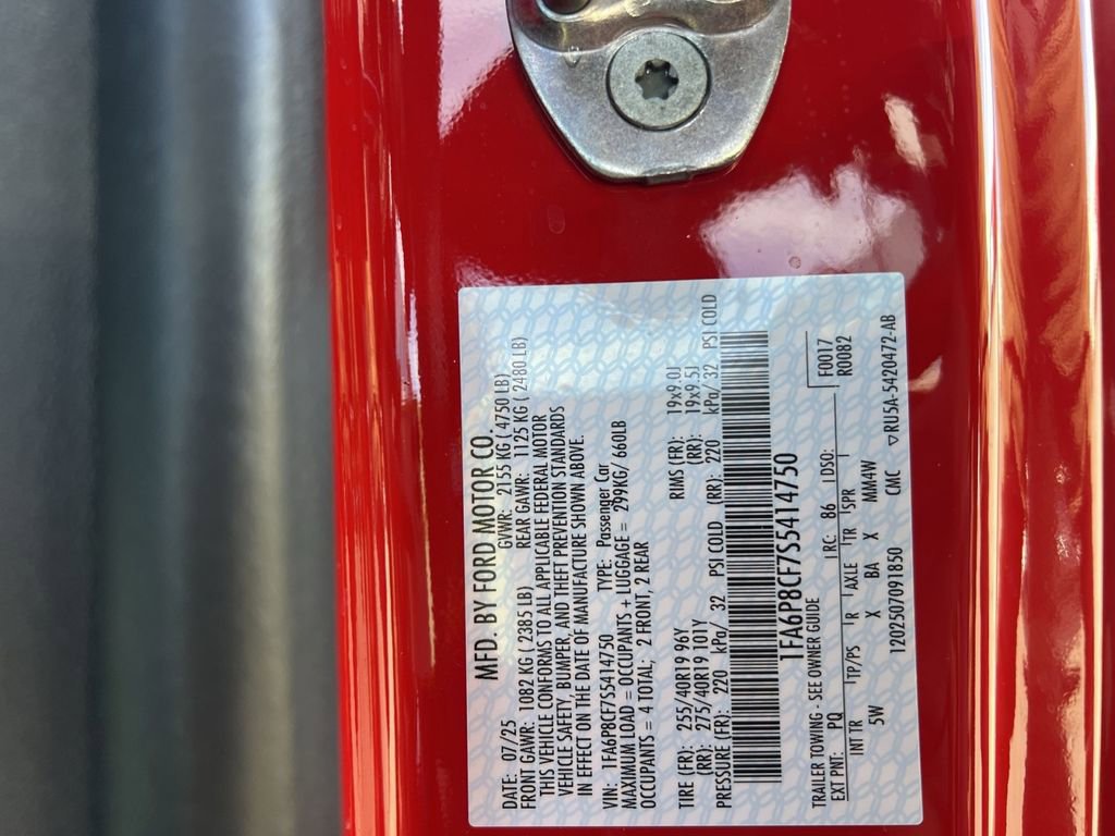 New 2025 Ford Mustang GT Premium w/ GT Performance Package image 28