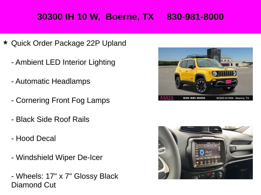 Used 2023 Jeep Renegade Latitude w/ Sun/Sound Group AWD/4WD image 20